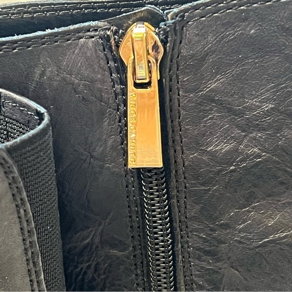 VINCE CAMUTO Tall Riding Boots Kallie Harness Sz 9M/39 NWOT Black‎ Never Worn - Picture 9 of 12